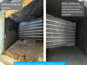 AirRevive service coil and insulation after renovation9