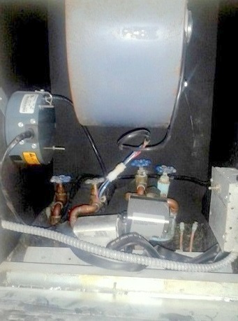 New motor and control valves. 